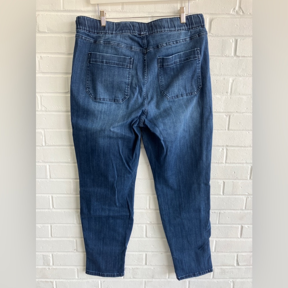 Judy Blue Blue Denim Joggers - Picture 4 of 4